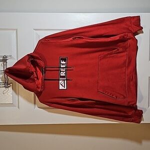 Reef Logo Hoodie Red/Orange Size M